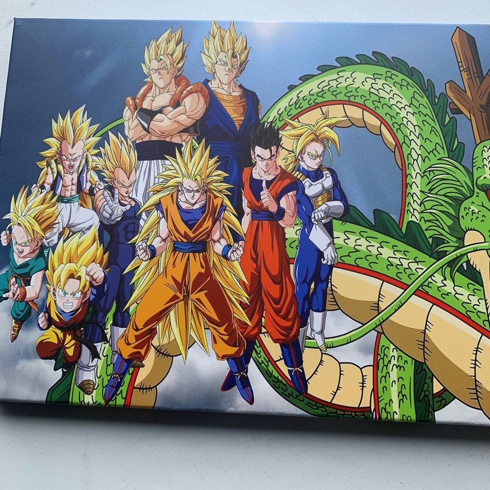 NEW CUSTOM anime inspired canvas handmade - Picture 4 of 5